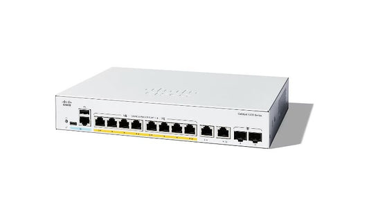 Cisco Catalyst 1200-8P-E-2G 8-Ports Smart Rack-Mountable Networking Switch