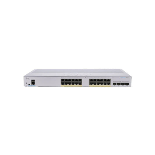 Cisco Catalyst 1300 24-Ports 10/100/1000 + 4 x 10/100/1000/2500/5000/10000 SFP PoE+ Layer 3 Managed Rack-Mountable Network Switch
