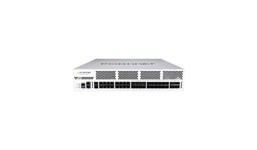 Fortinet FortiGate RJ-45 18 Ports + 4 x 40GE QSFP+ + 12 x 25GE SFP28 10GE SFP+ 2 x 10GE SFP+ + 8 x GE SFP Firewall