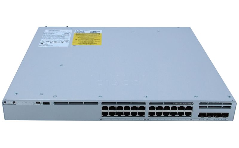 Cisco Catalyst 9300L 24-Ports 1000Base-T Poe+ Layer 3 Managed Rack-Mountable Gigabit Ethernet Stackable Switch