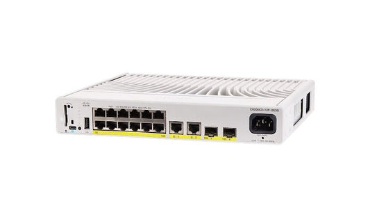 Cisco Catalyst 9200CX - Network Advantage - switch - compact - 12 ports - managed - rack - mountable - Tech - Hardware - storeCiscoC9200CX - 12P - 2XGH - ACisco Catalyst 9200CX - Network Advantage - switch - compact - 12 ports - managed - rack - mountable