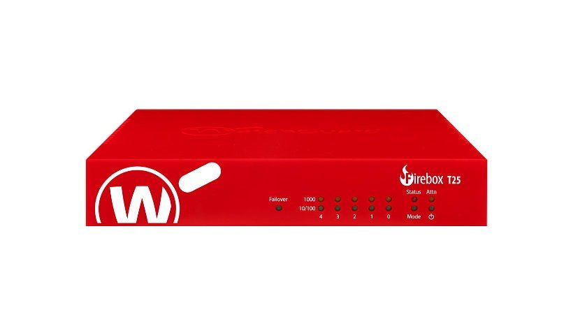 WatchGuard Firebox T25 Network Security/Firewall Appliance - Tech - Hardware - storeWatchguardWGT25005WatchGuard Firebox T25 Network Security/Firewall Appliance